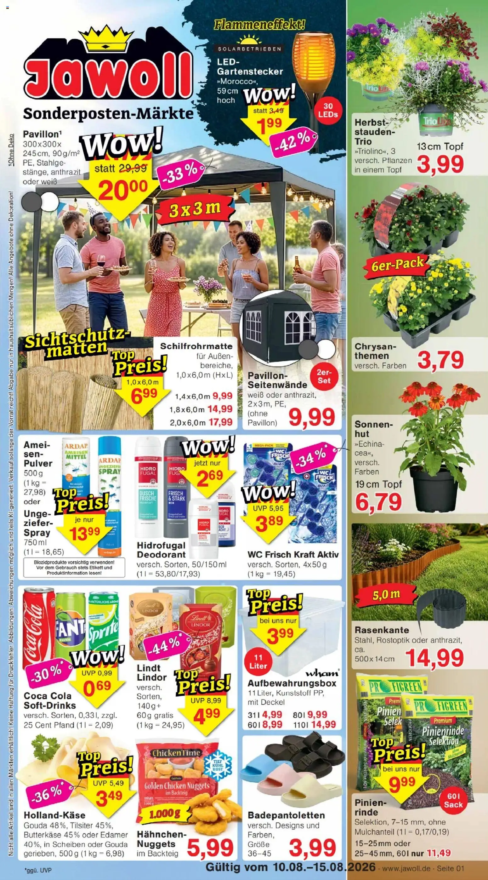Vorschau von dem Prospekt des Geschäftes Jawoll, gültig ab dem 10.08.2026