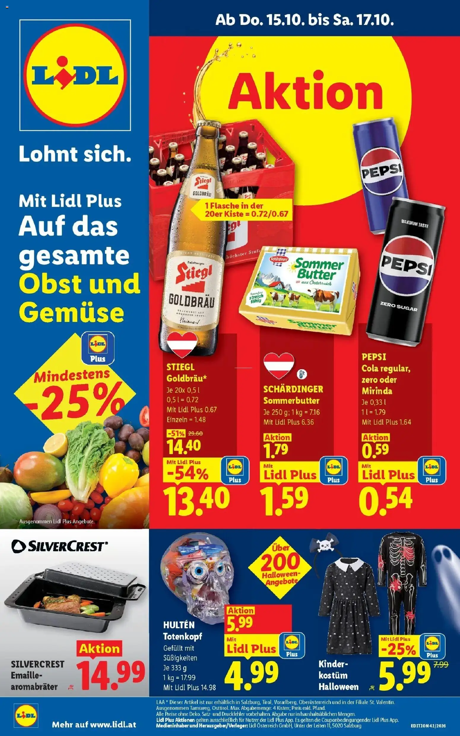 Vorschau der Angebote: Lidl Lidl Flugblatt - Jenbach gültig ab 11.10.2026