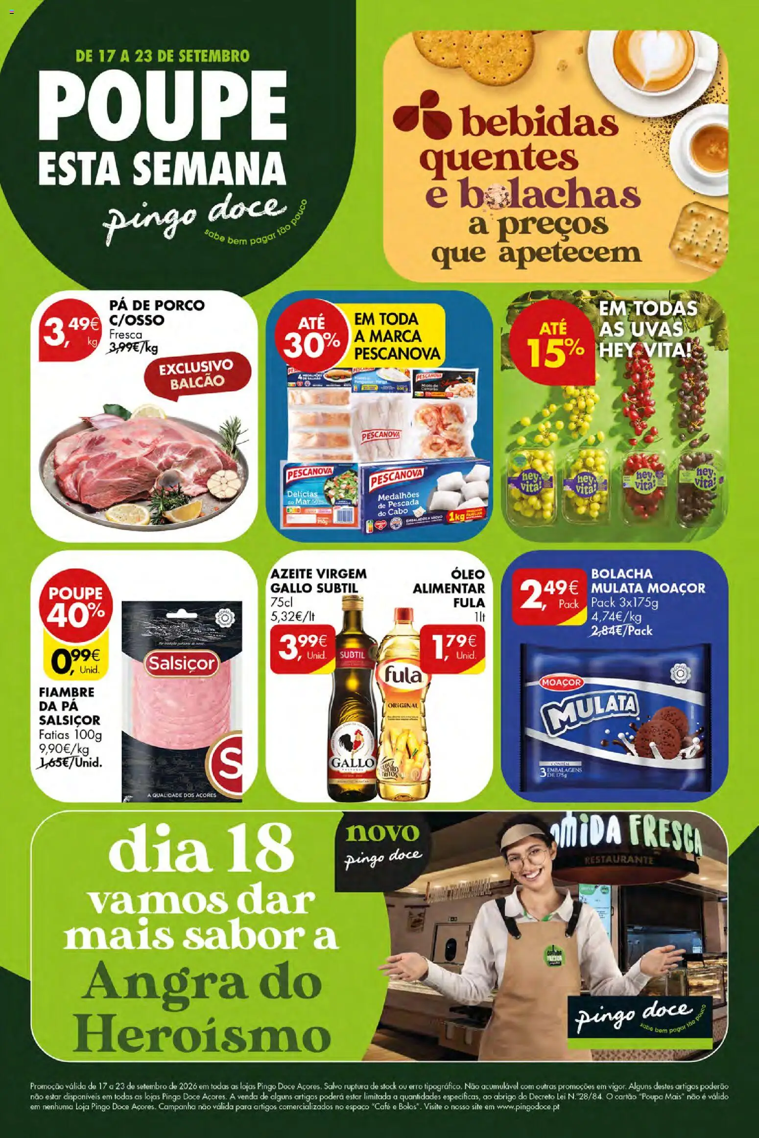 Pré-visualização do folheto da loja Pingo Doce válida a partir de 17/09/2026