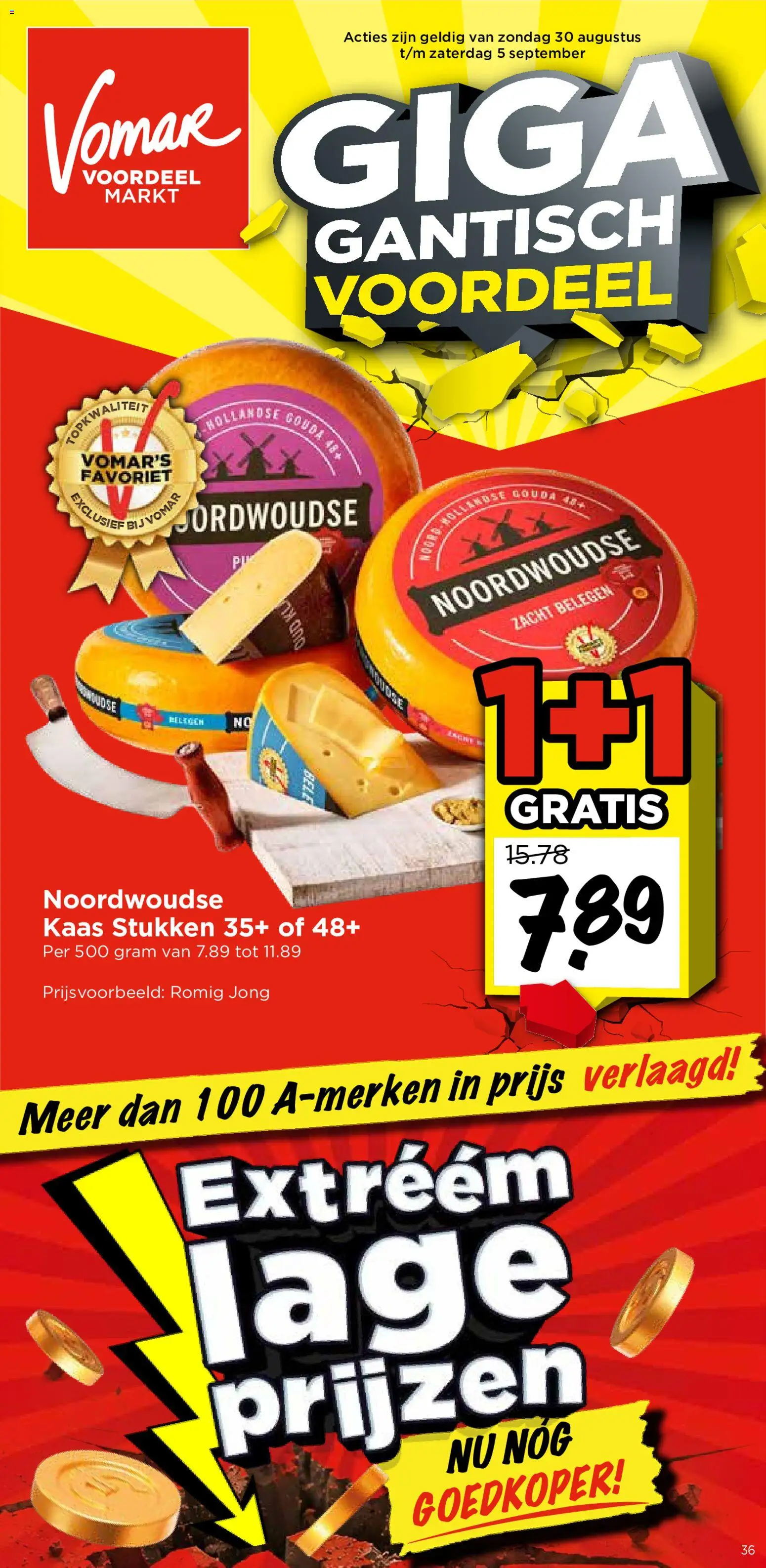 Voorbeeld van Vomar folder van winkel Vomar geldig vanaf 30-08-2026 - Gouda, Kaas
