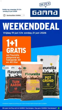 Voorbeeld van GAMMA folder van winkel GAMMA geldig vanaf 15-06-2026
