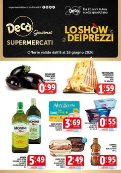 Anteprima dell'opuscolo Decò volantino Gourmet dal negozio Decò valido da 08/06/2026