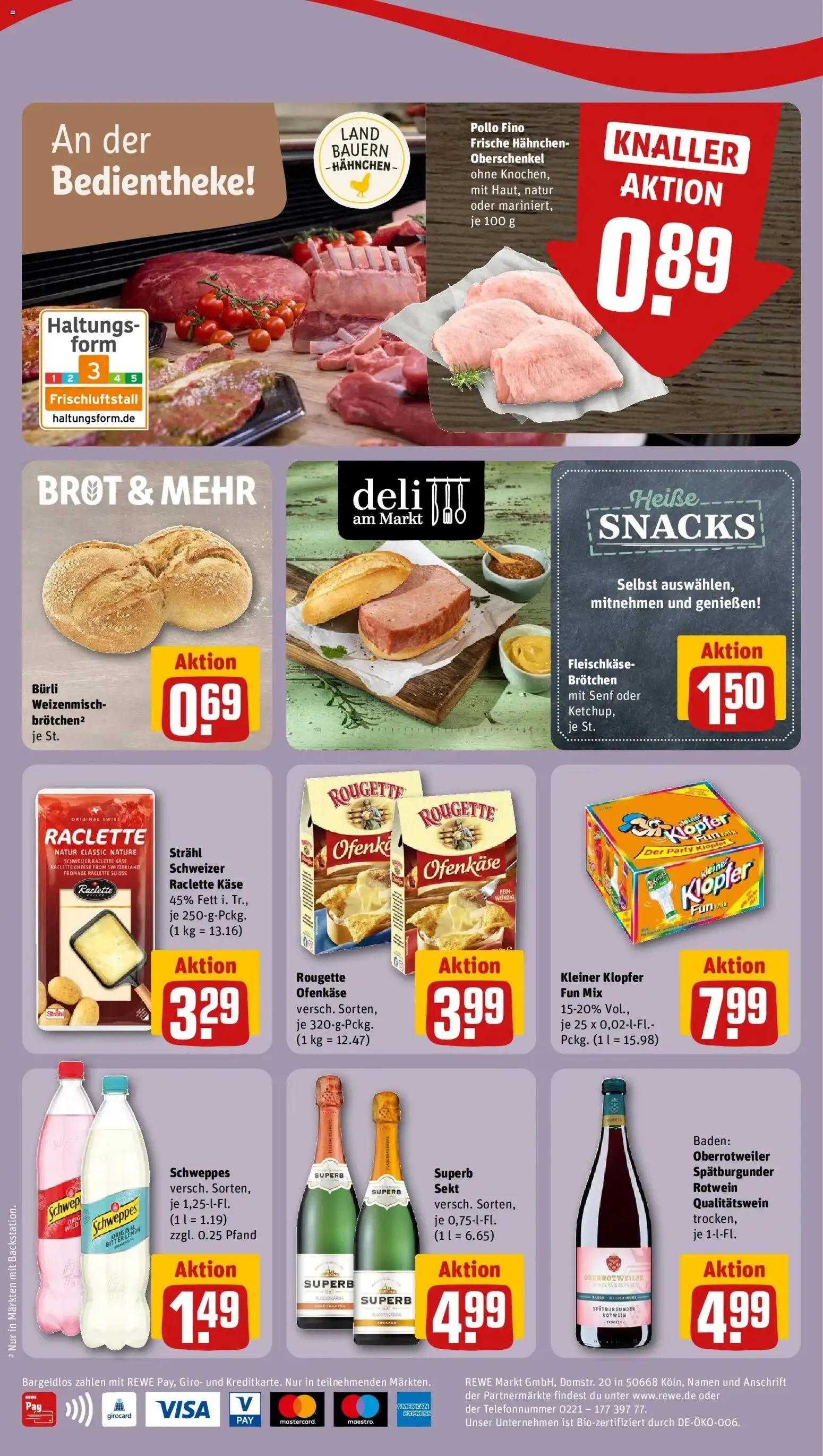 Vorschau von dem Prospekt des Geschäftes Rewe, gültig ab dem 26.10.2026