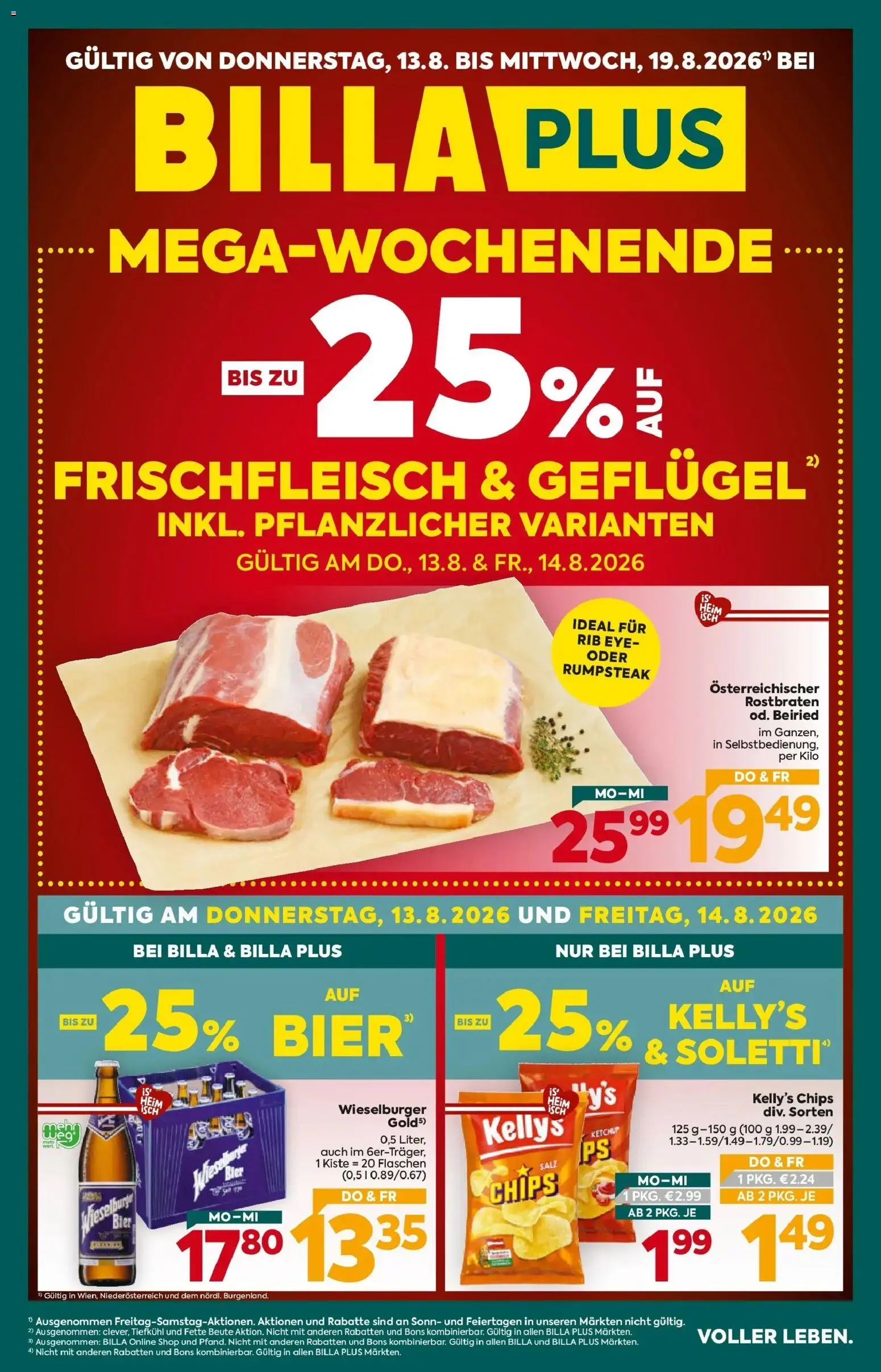 Vorschau der Angebote: Billa Plus Billa Plus Flugblatt - Wien gültig ab 13.08.2026