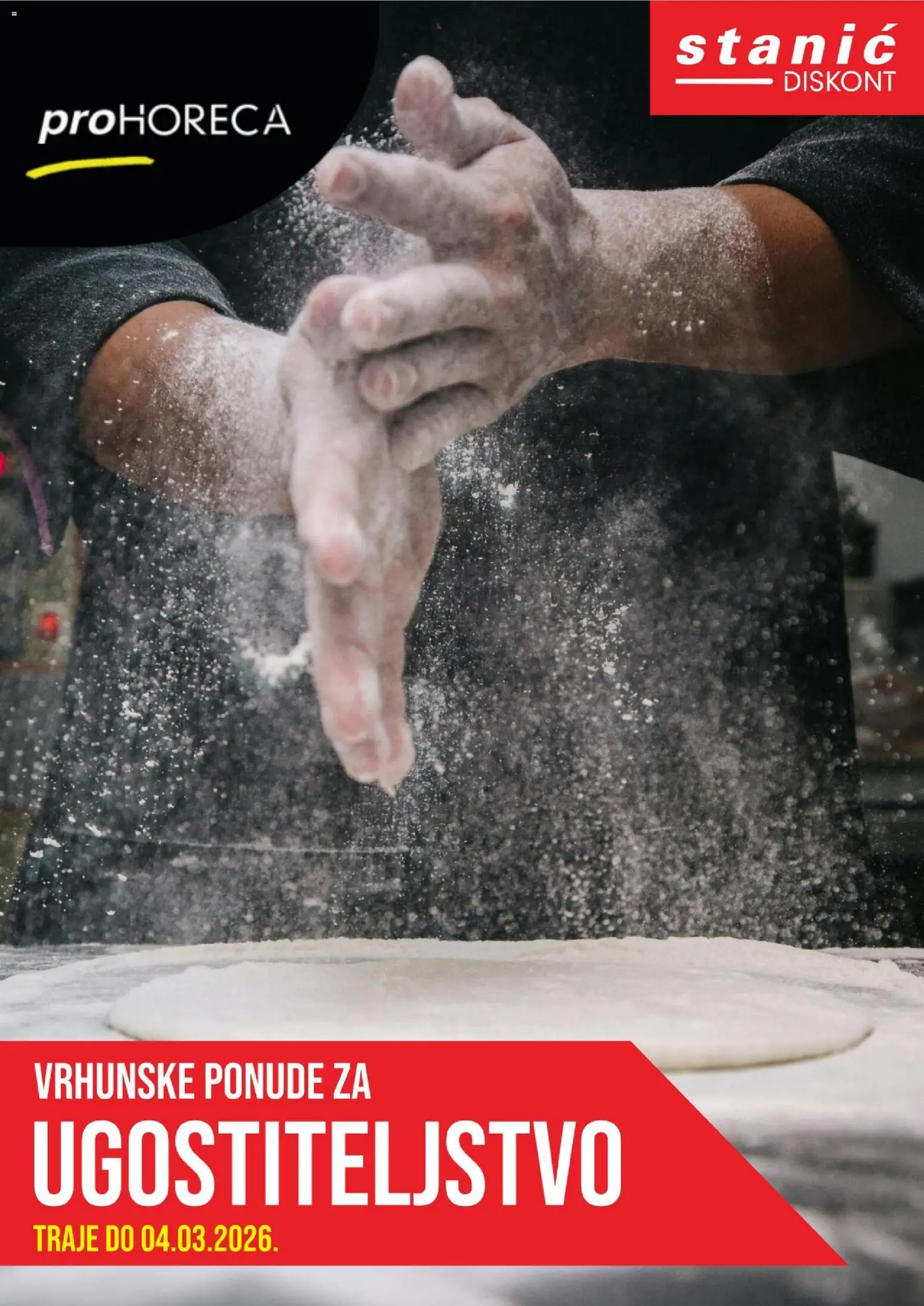 Pregled letka ProHoreca trgovine Stanić Diskont vrijedi od 19.02.2026