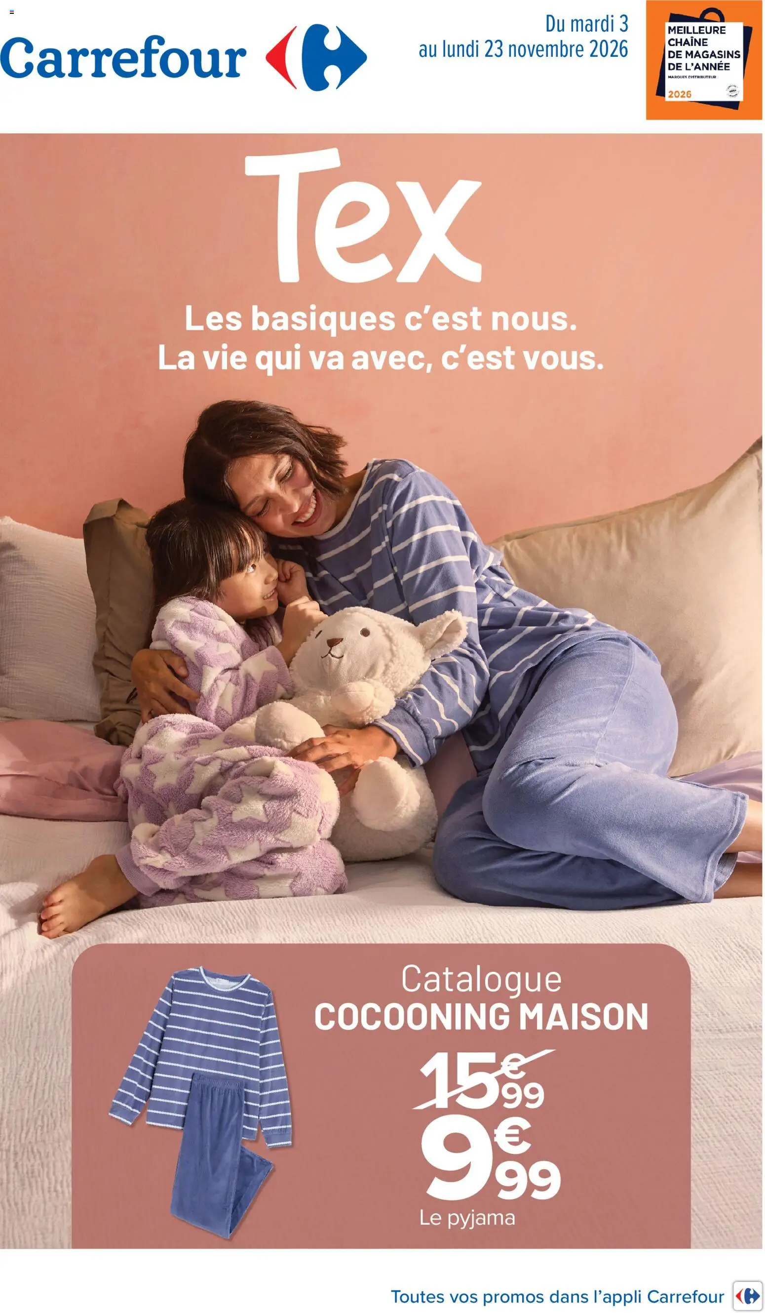 Prévisualisation de Carrefour Textile cocooning maison du magasin Carrefour formulaire valide 03/11/2026