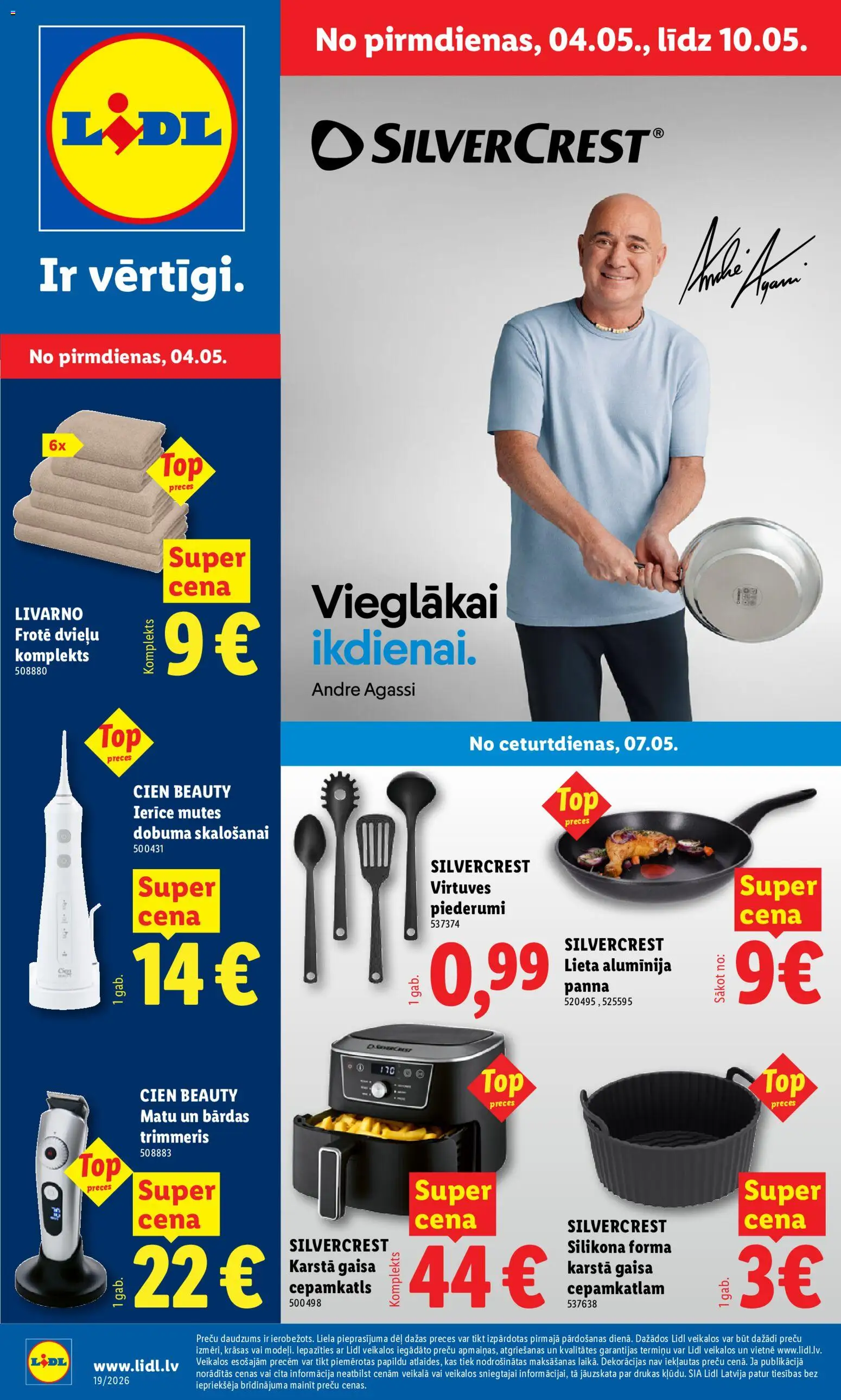 Skatīt Lidl akciju bukletu, derīgs no 04.05.2026.