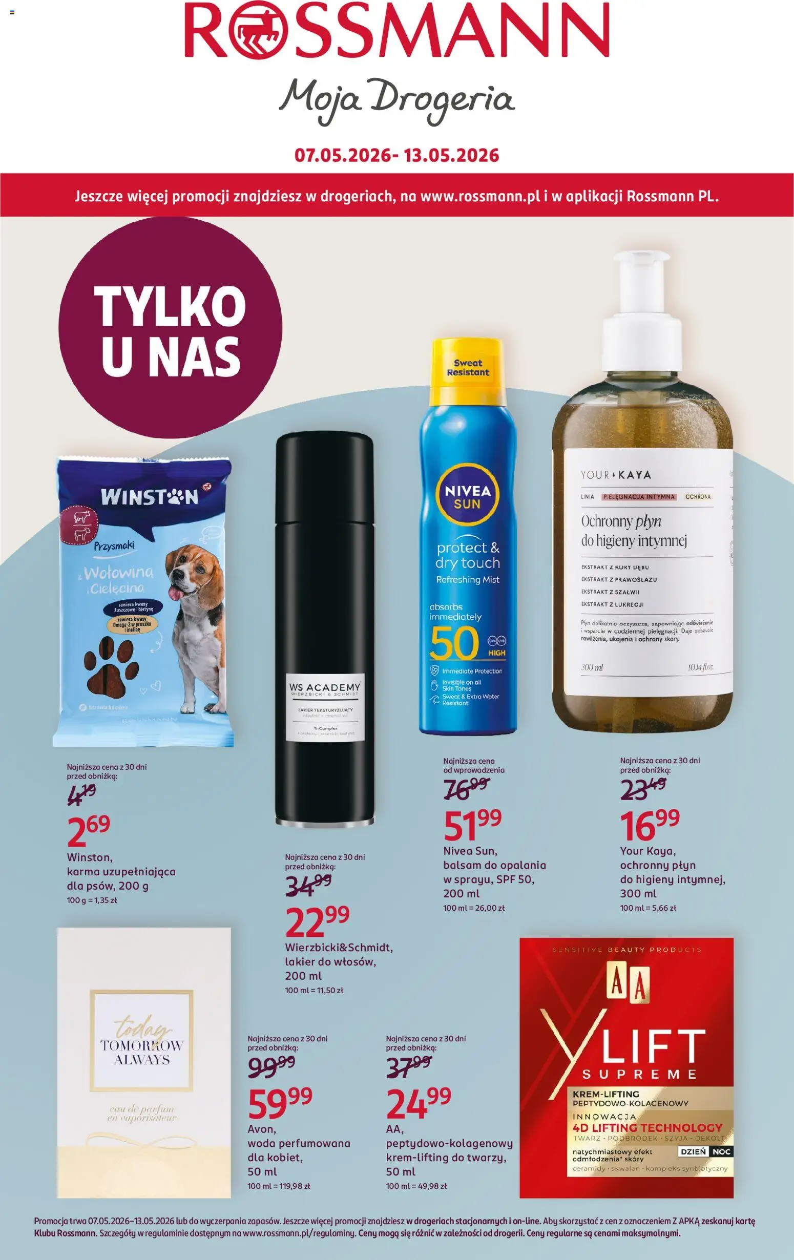 Pogląd gazetki "Rossmann gazetka" ze sklepu Rossmann ważnej od 07.05.2026
