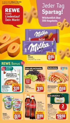 Vorschau von dem Prospekt des Geschäftes Rewe, gültig ab dem 17.08.2026