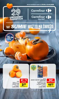 Pogląd gazetki "Carrefour gazetka - Weź to na świeżo" ze sklepu Carrefour ważnej od 19.10.2026