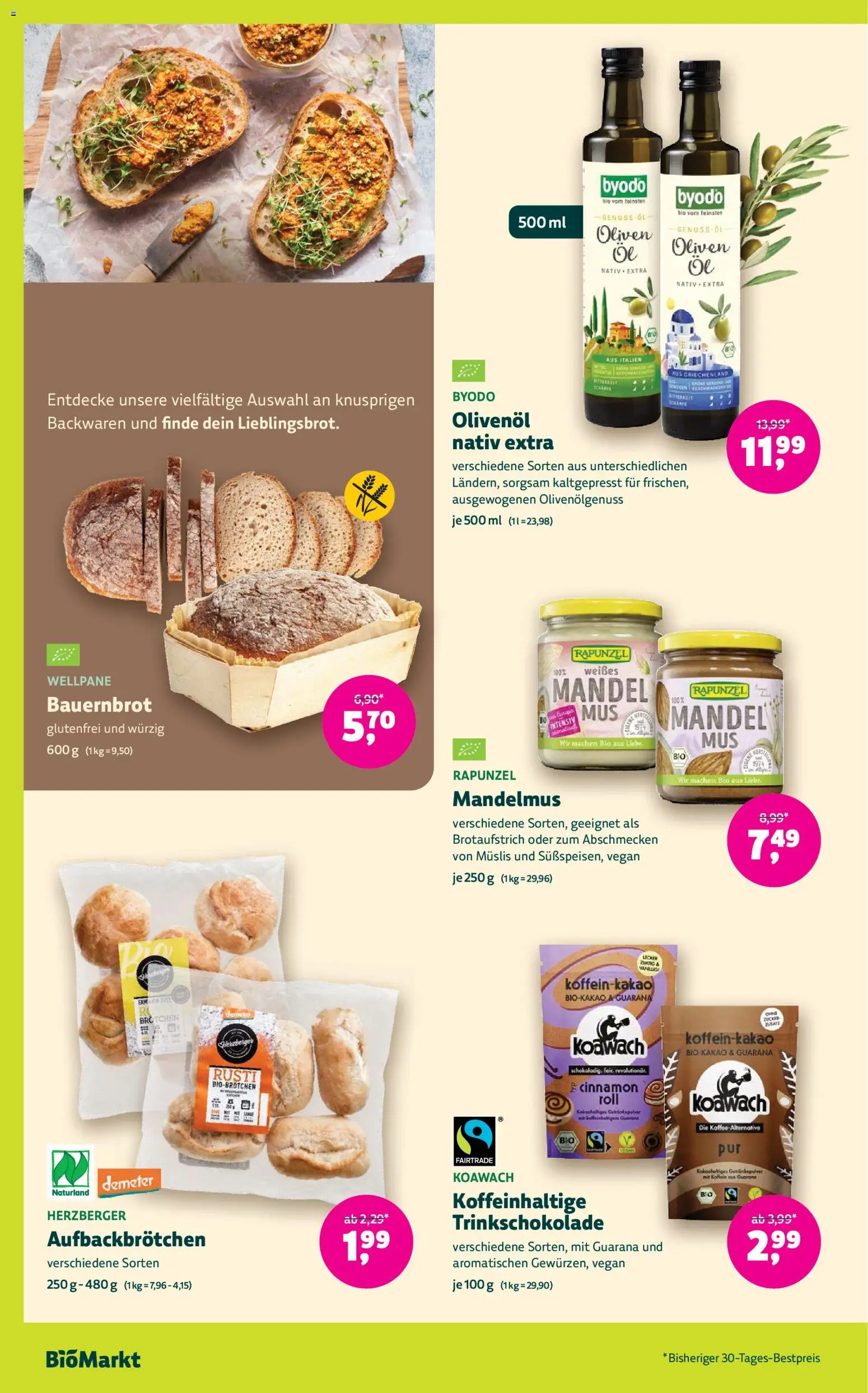 Vorschau von dem Prospekt des Geschäftes BioMarkt, gültig ab dem 09.09.2026 - Öl, Olivenol