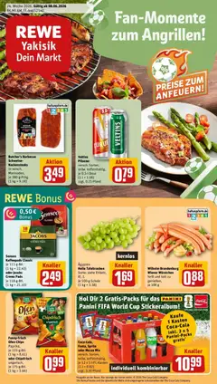 Vorschau von dem Prospekt des Geschäftes Rewe, gültig ab dem 08.06.2026