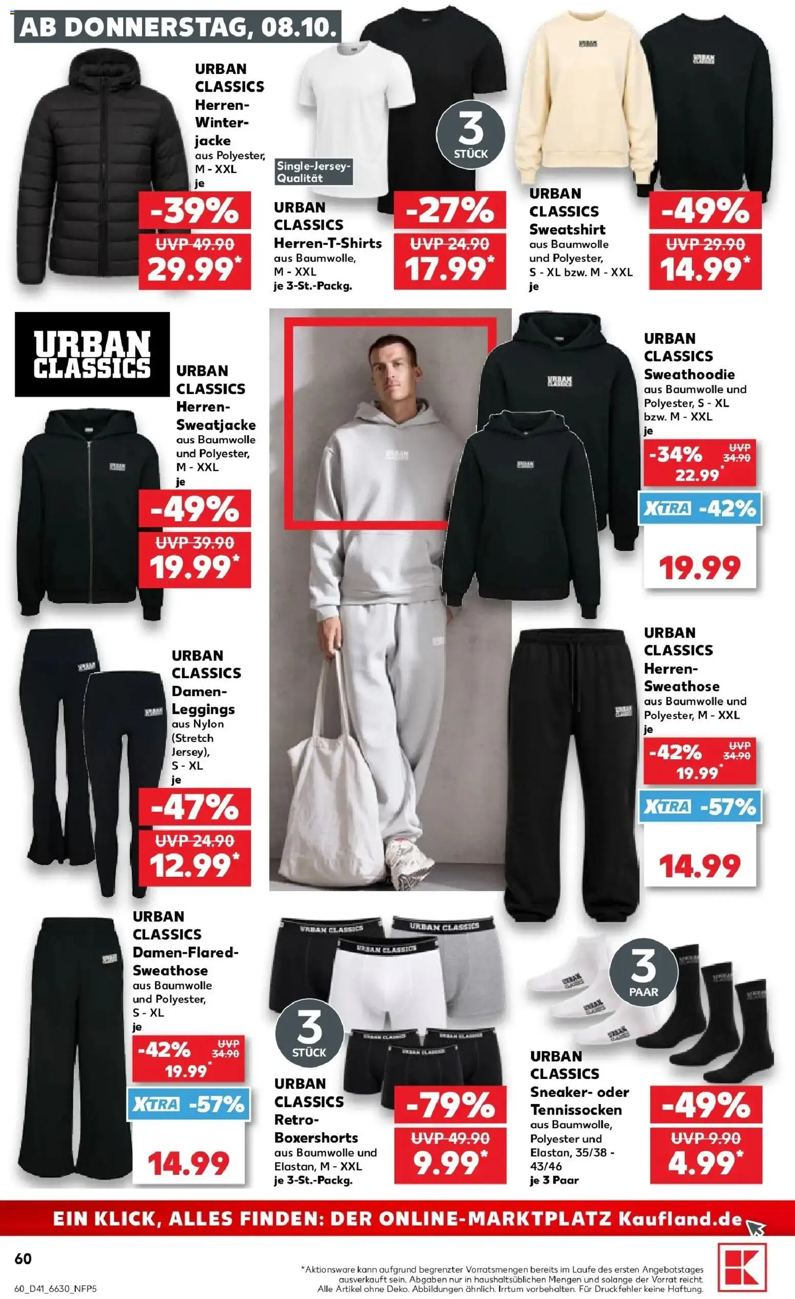 Vorschau von dem Prospekt des Geschäftes Kaufland, gültig ab dem 08.10.2026 - Sweatshirt, Jacke, Leggings, Sweatjacke, Sweathose