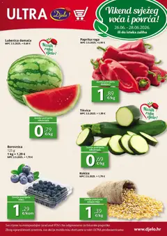 Pregled letka Djelo Katalog trgovine Djelo vrijedi od 26.06.2026