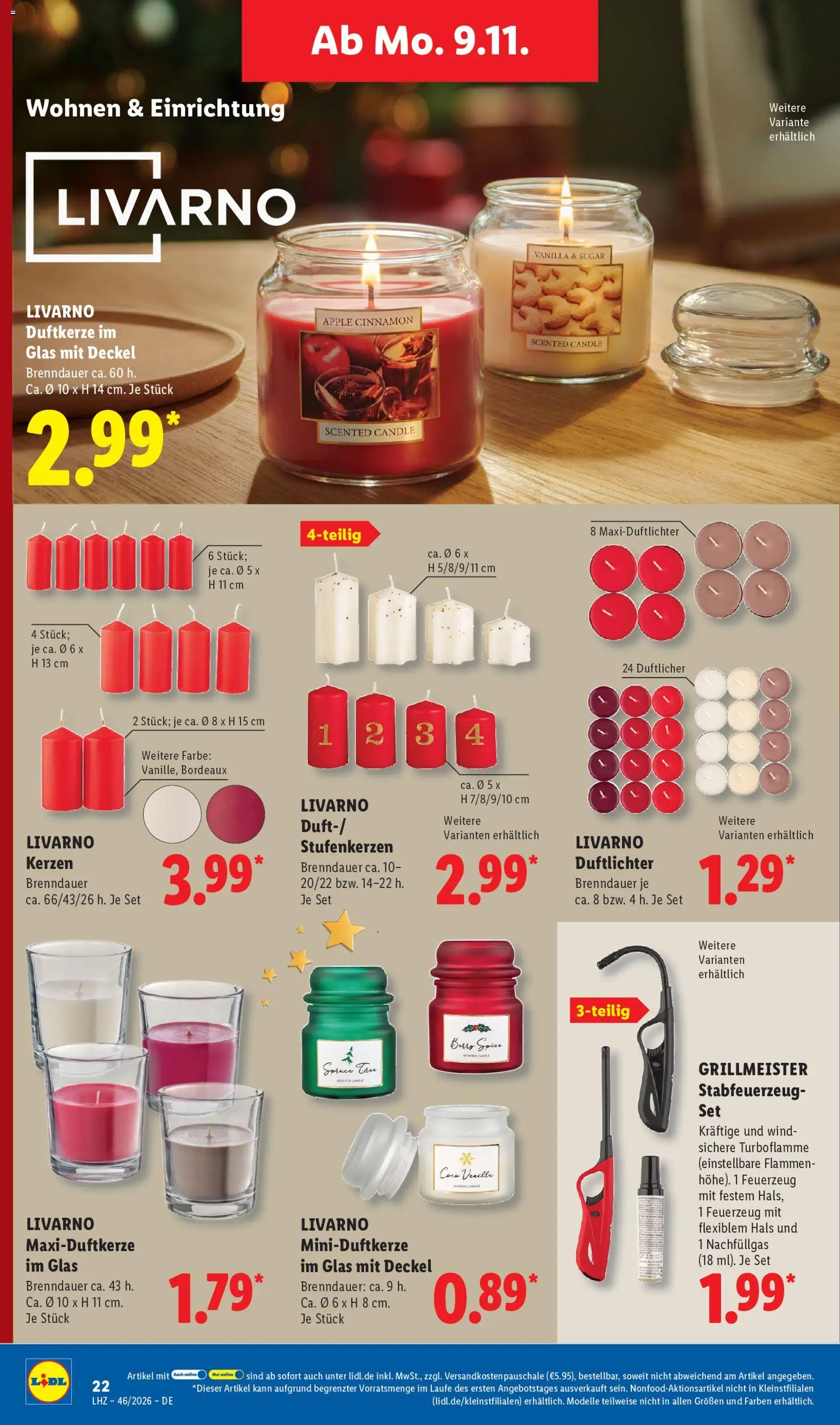 Vorschau von dem Prospekt des Geschäftes Lidl, gültig ab dem 09.11.2026