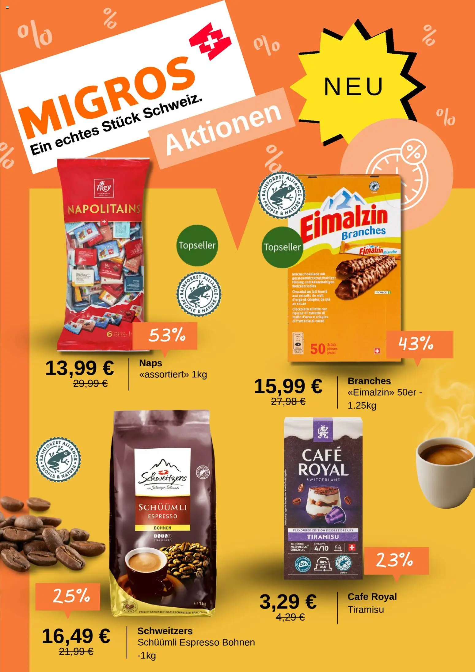 Vorschau von dem Prospekt des Geschäftes Migros, gültig ab dem 18.08.2026