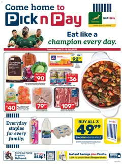 Preview of Pick n Pay flyer valid from 13/07/2026
