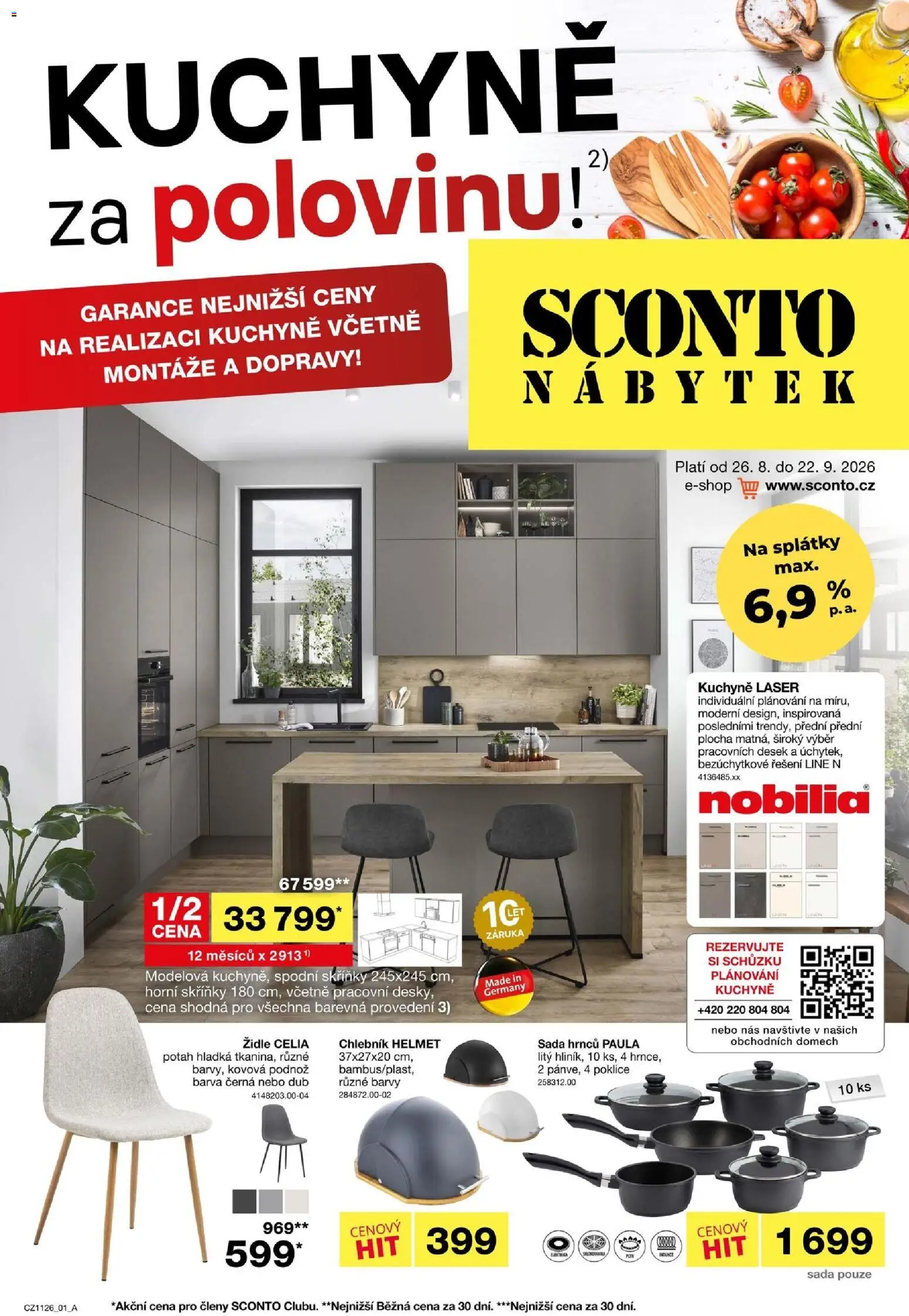 Náhled nabídky: Sconto nábytek Sconto nábytek leták platný od 26.08.2026