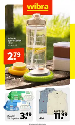 Prévisualisation de Wibra catalouge du magasin Wibra formulaire valide 22/06/2026