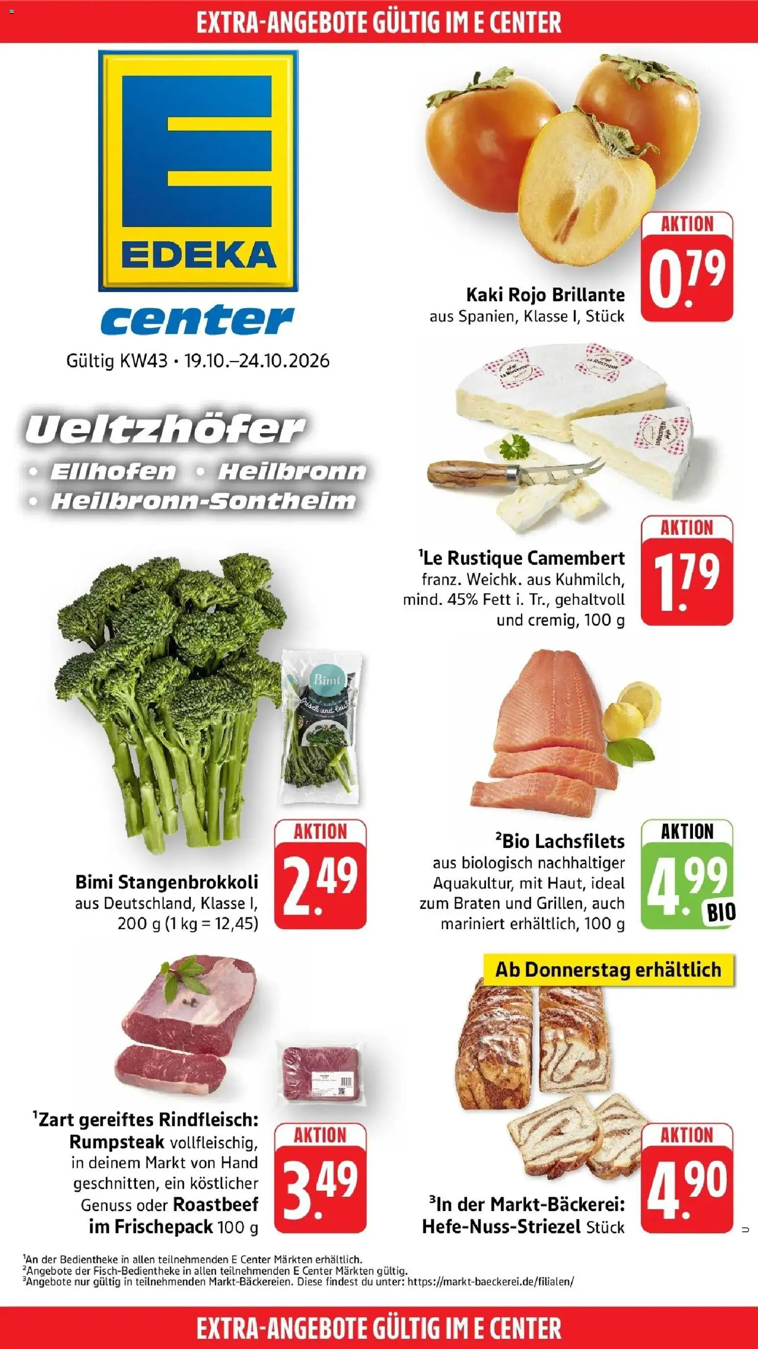 Vorschau von dem Prospekt des Geschäftes Edeka, gültig ab dem 19.10.2026