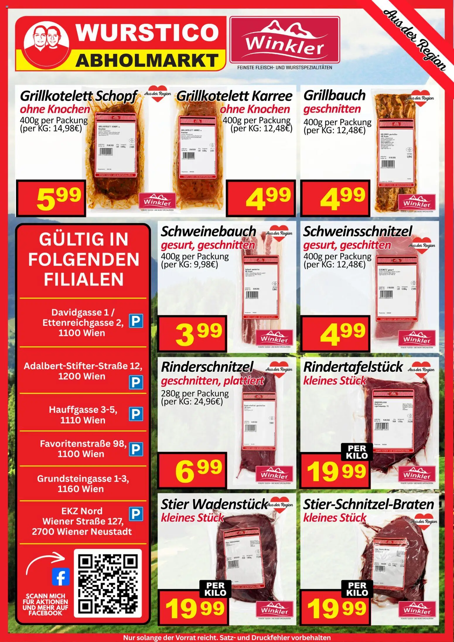 Vorschau der Angebote: Wurstico Abholmarkt Wurstico Abholmarkt Winkler gültig ab 09.10.2026