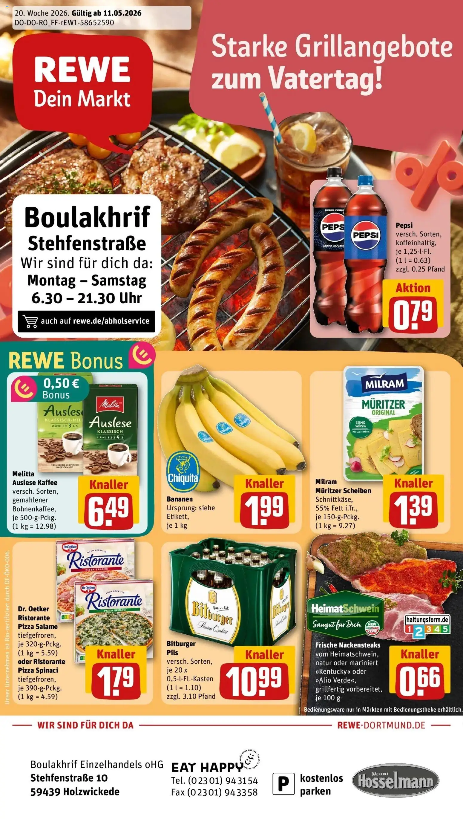 Vorschau von dem Prospekt des Geschäftes Rewe, gültig ab dem 10.05.2026