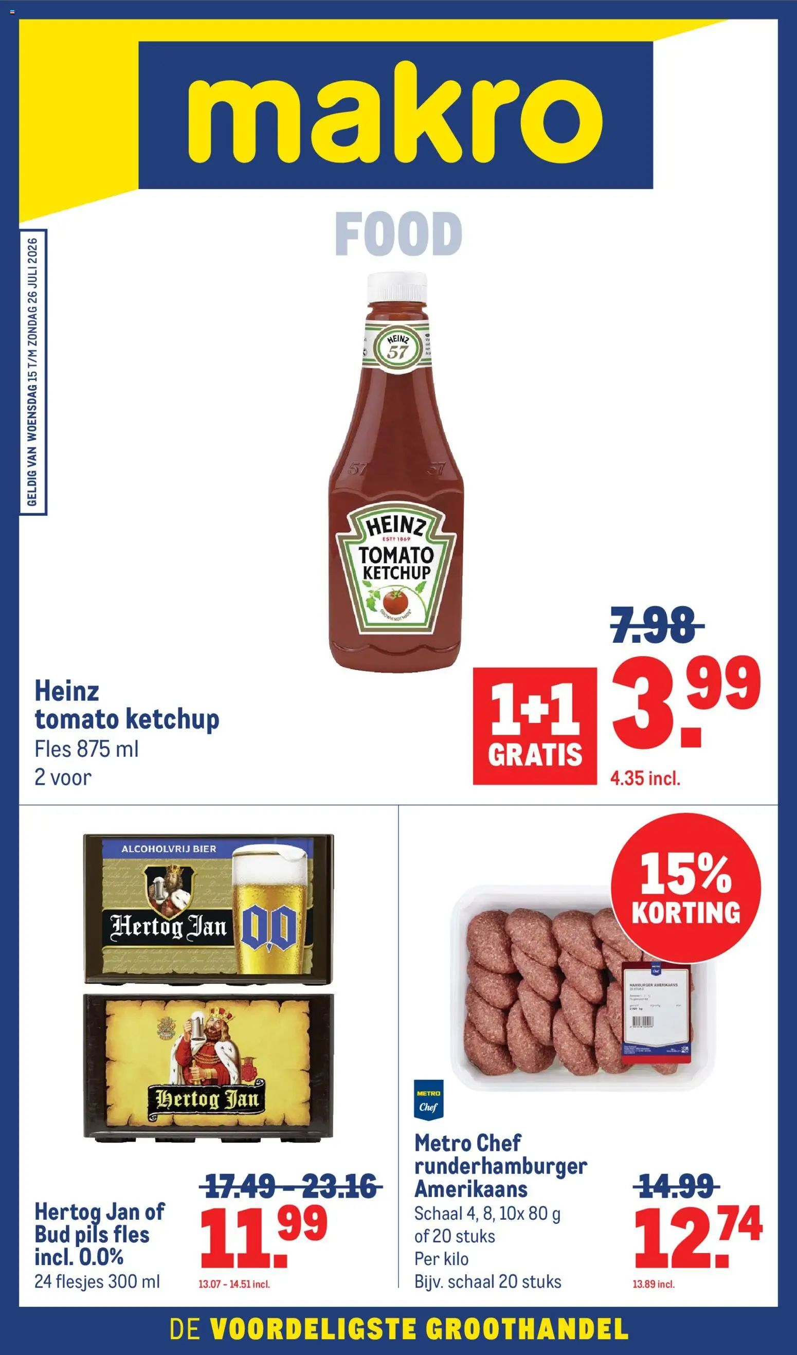 Voorbeeld van Makro folder van winkel Makro geldig vanaf 15-07-2026