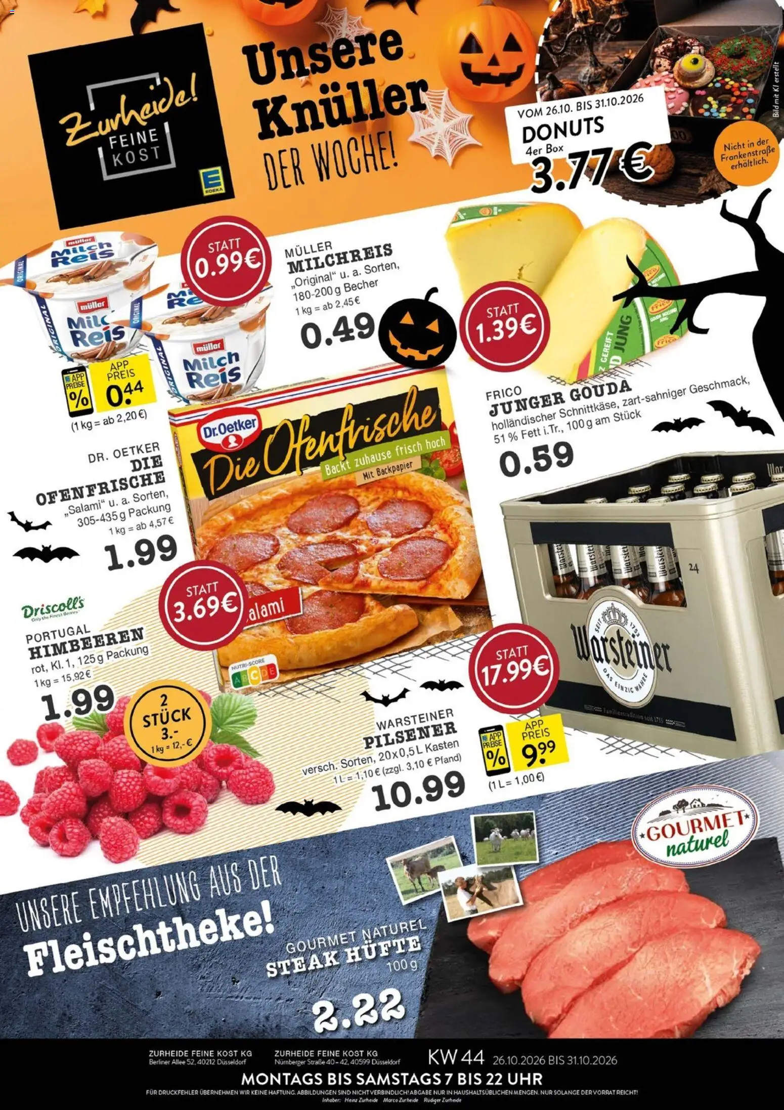 Vorschau von dem Prospekt des Geschäftes Edeka Zurheide, gültig ab dem 26.10.2026