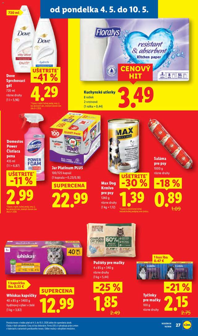 Nový Lidl leták od 04.05.