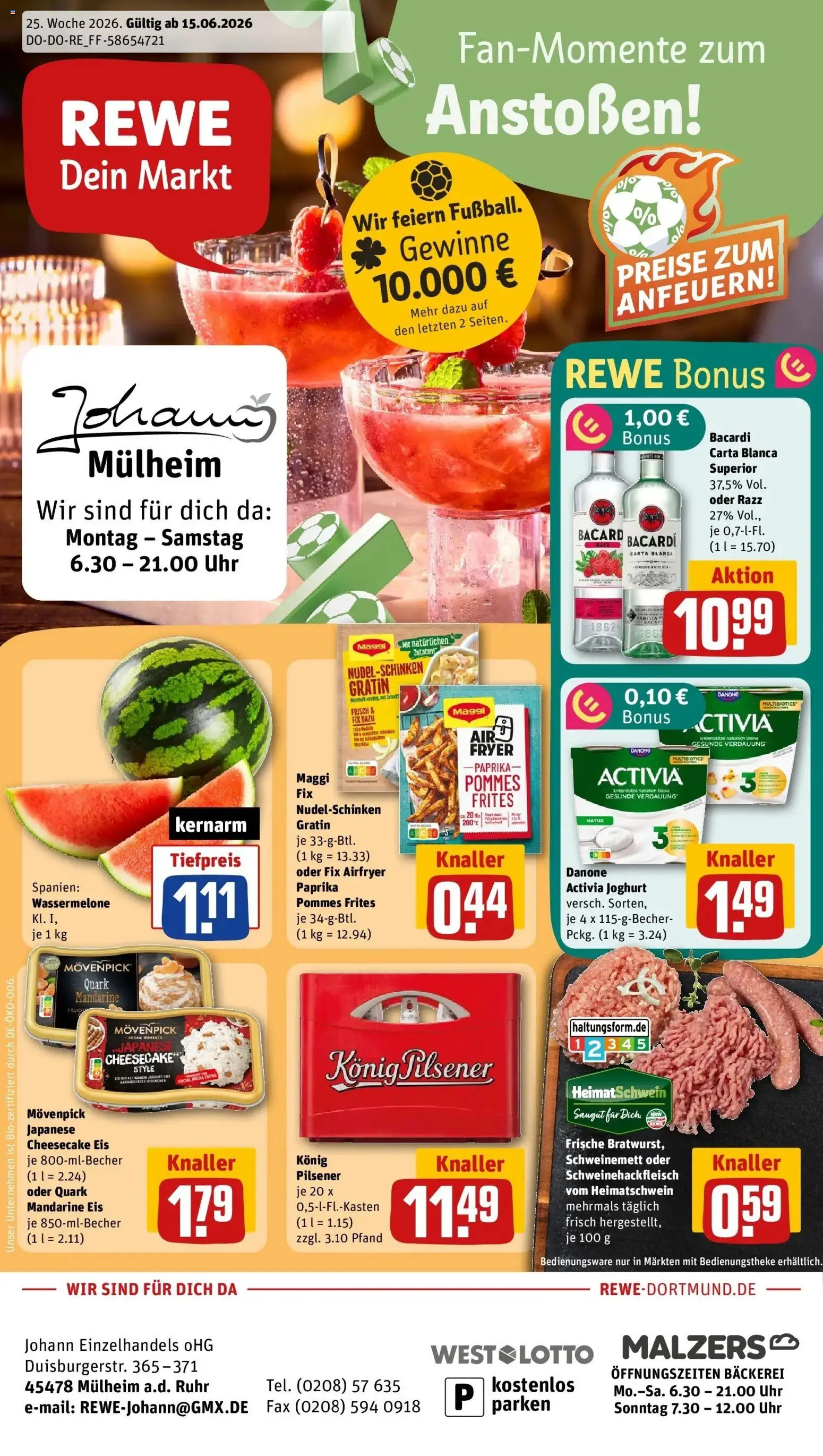 Vorschau von dem Prospekt des Geschäftes Rewe, gültig ab dem 14.06.2026