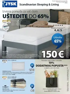 Pregled letka JYSK Katalog trgovine JYSK vrijedi od 09.09.2026