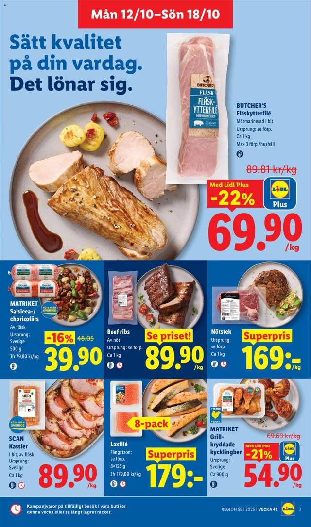 Nytt Lidl reklamblad från 12/10