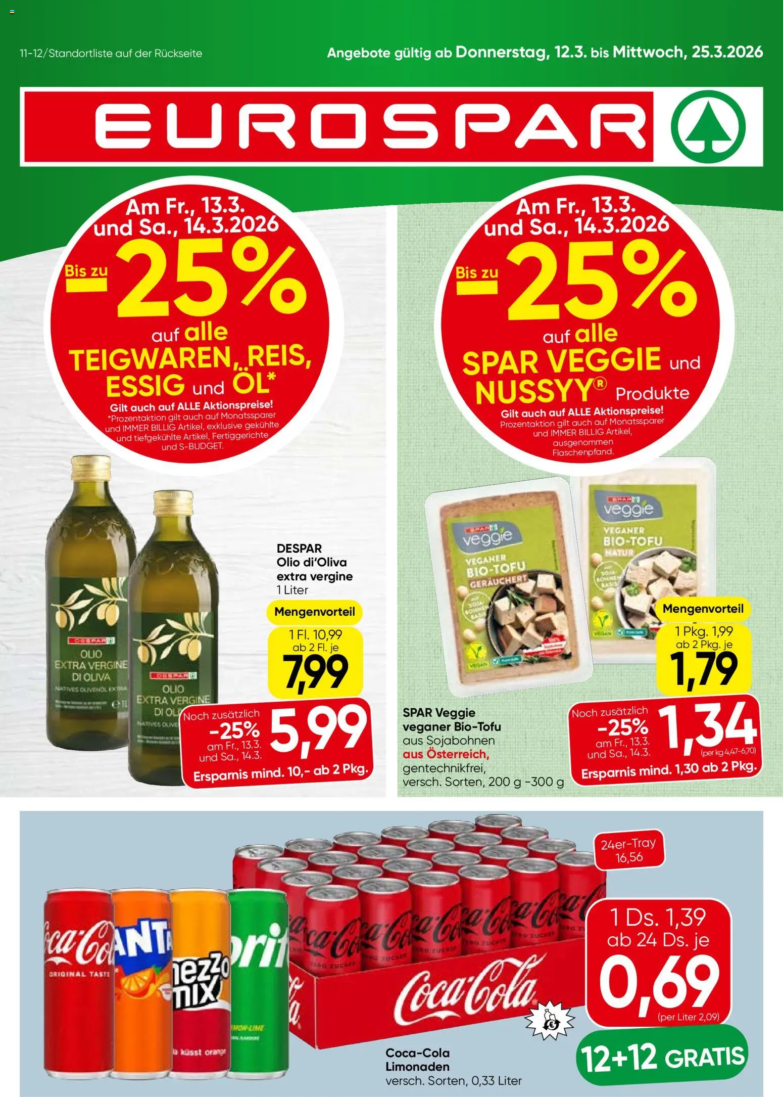 Vorschau der Angebote: Eurospar Eurospar Flugblatt gültig ab 12.03.2026