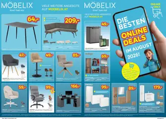 Vorschau der Angebote: Möbelix Möbelix Die Besten Online Deals gültig ab 01.08.2026