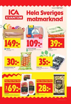 Förhandsgranska reklamblad Aktuella erbjudanden från butik ICA Kvantum gäller från 20/07/2026