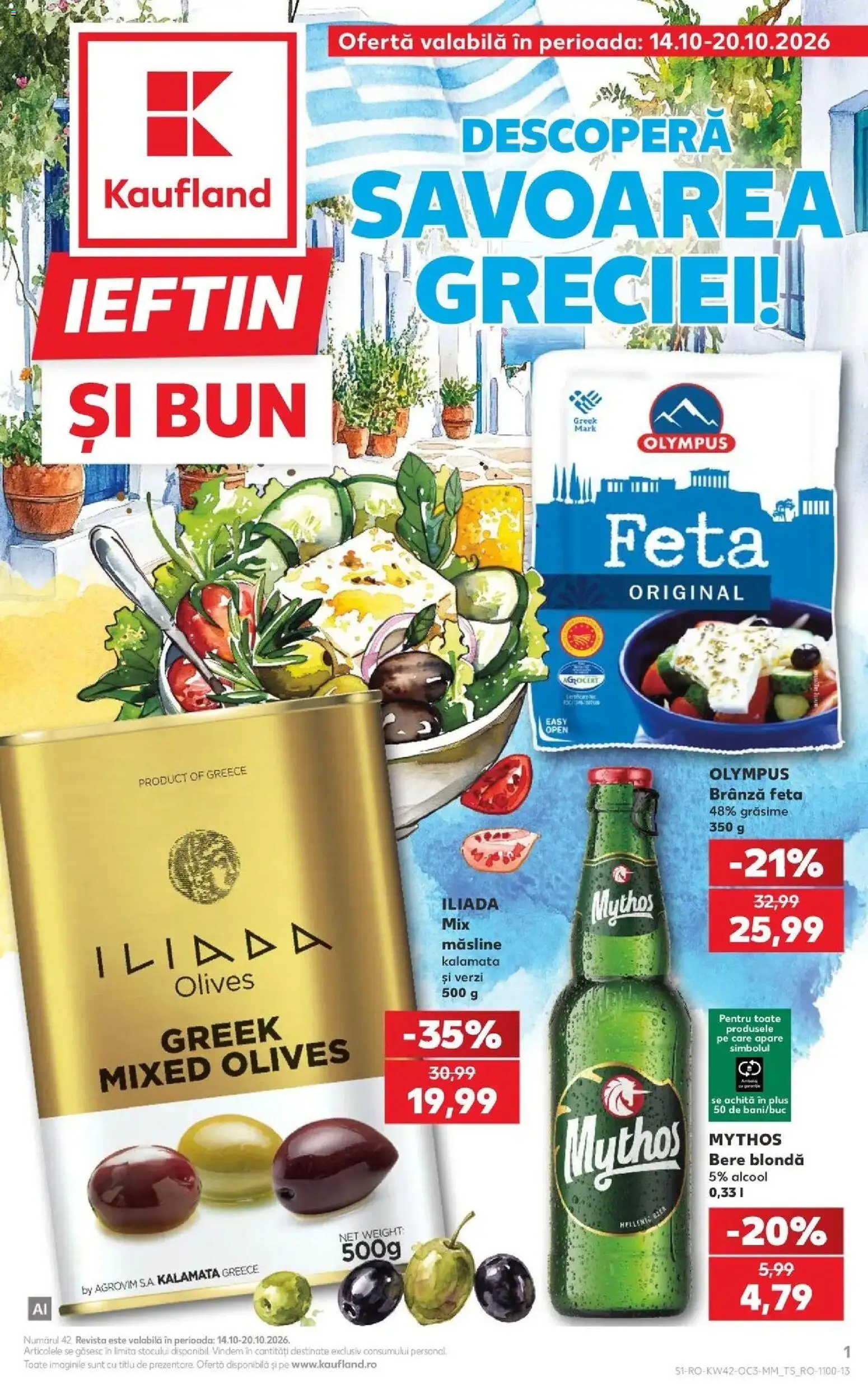 Catalog Kaufland de la 14.10.2026 - Revista "Kaufland Craiova" - Pagină 1