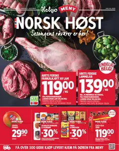 Forhåndsvis Meny Helgø kundeavis Norsk Host fra butikk Meny gyldig fra 01/10/2026