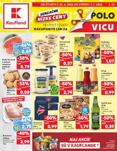 Náhľad Kaufland letáku platného od 25.06.2026