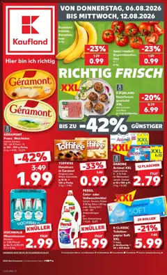 Vorschau von dem Prospekt des Geschäftes Kaufland, gültig ab dem 06.08.2026
