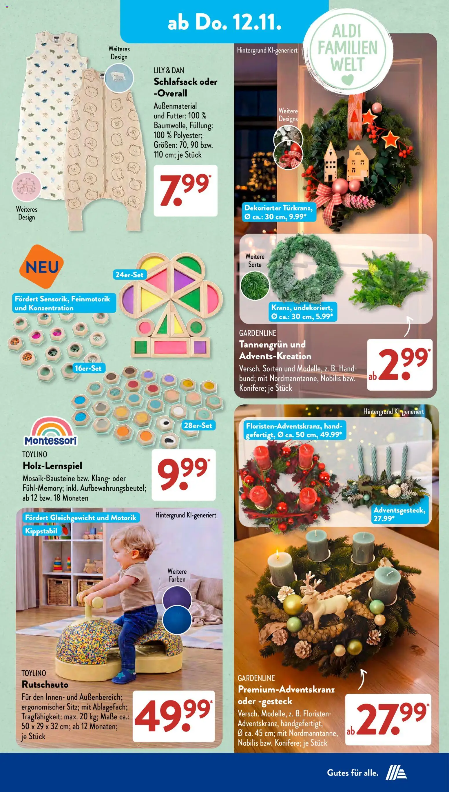 Vorschau von dem Prospekt des Geschäftes Aldi Süd, gültig ab dem 09.11.2026