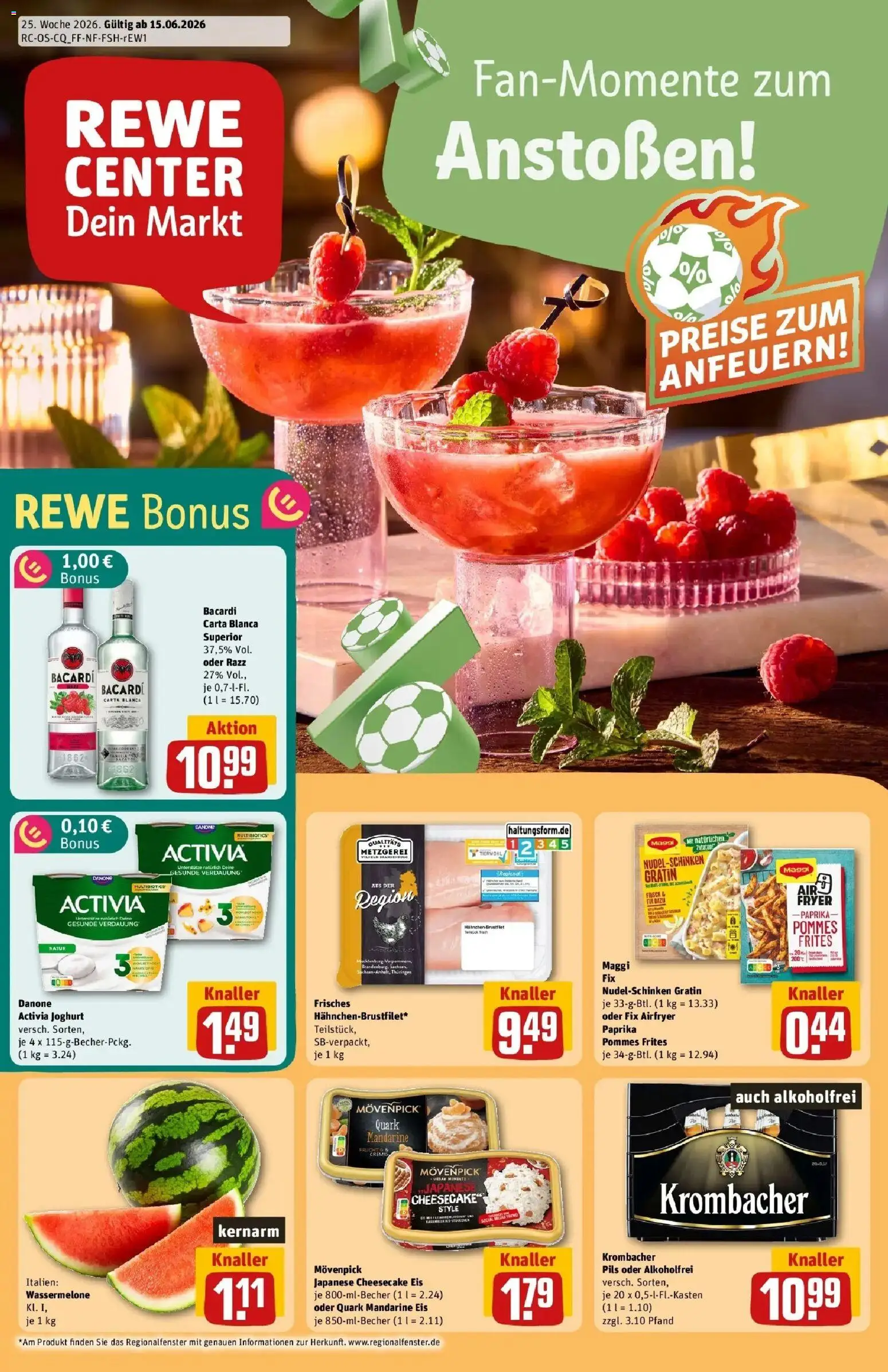 Vorschau von dem Prospekt des Geschäftes Rewe, gültig ab dem 14.06.2026