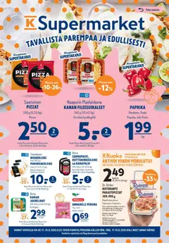 Kaupan K-Supermarket K-Supermarket tarjoukset esikatselu, voimassa 17/08/2026