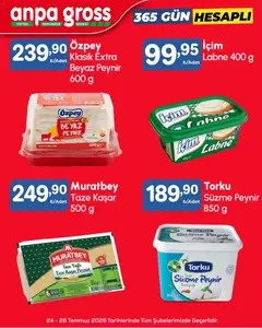 Anpa Gross Anpa Gross - Hafta sonu fırsatları 24.07.2026 - Broşürünün önizlemesi