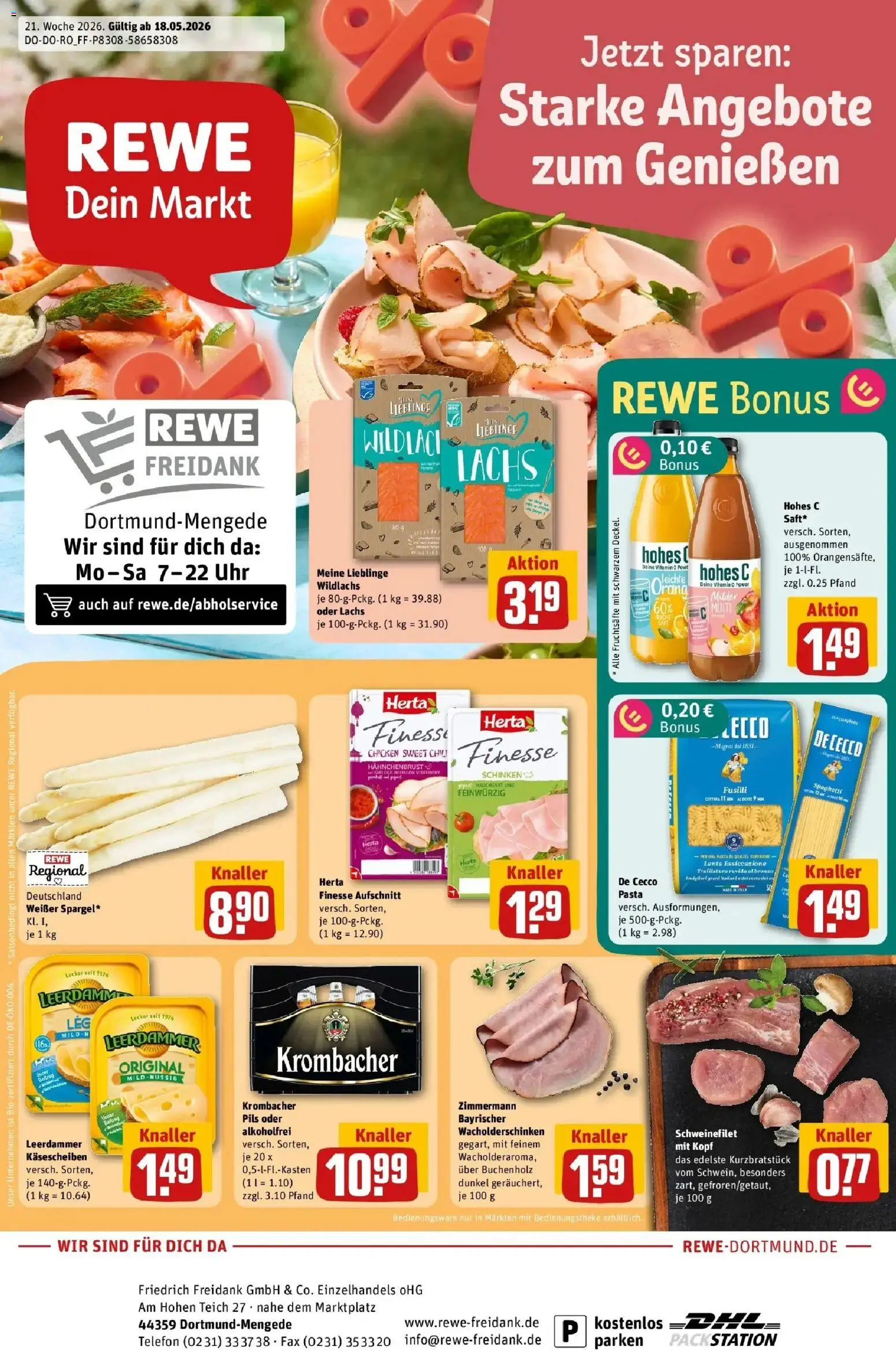 Vorschau von dem Prospekt des Geschäftes Rewe, gültig ab dem 18.05.2026