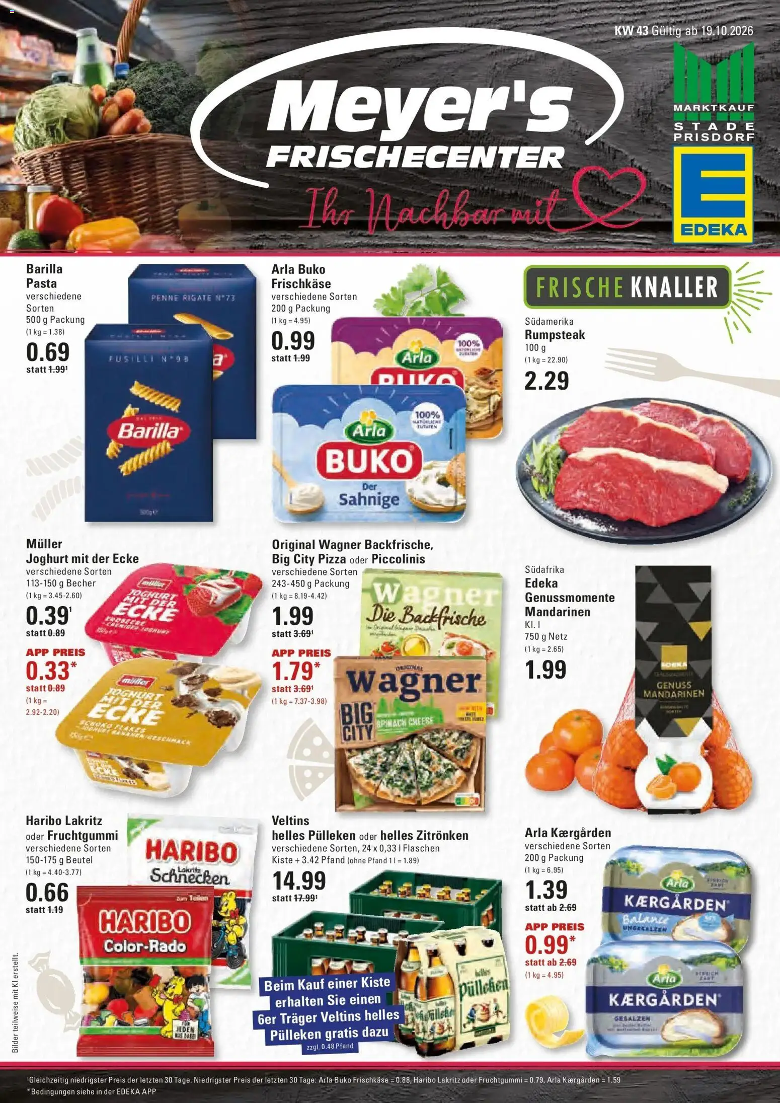 Vorschau von dem Prospekt des Geschäftes Edeka, gültig ab dem 19.10.2026