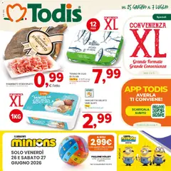 Anteprima dell'opuscolo Todis volantino Sicilia dal negozio Todis valido da 25/06/2026