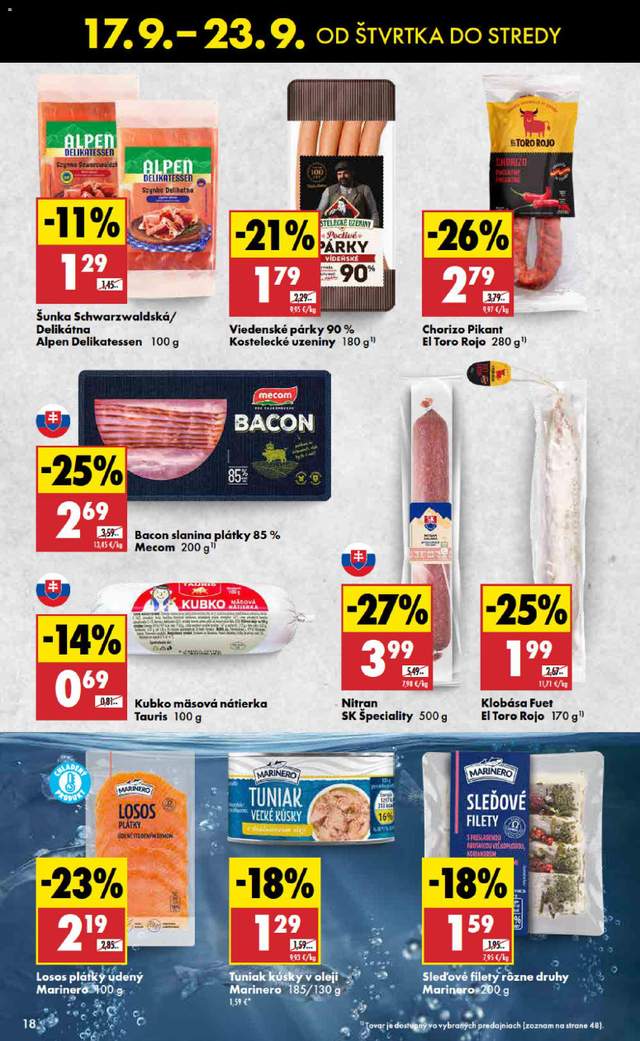 Nový Biedronka leták od 17.09.