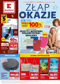 Pogląd gazetki "Kaufland gazetka - Złap Okazje" ze sklepu Kaufland ważnej od 30.07.2026
