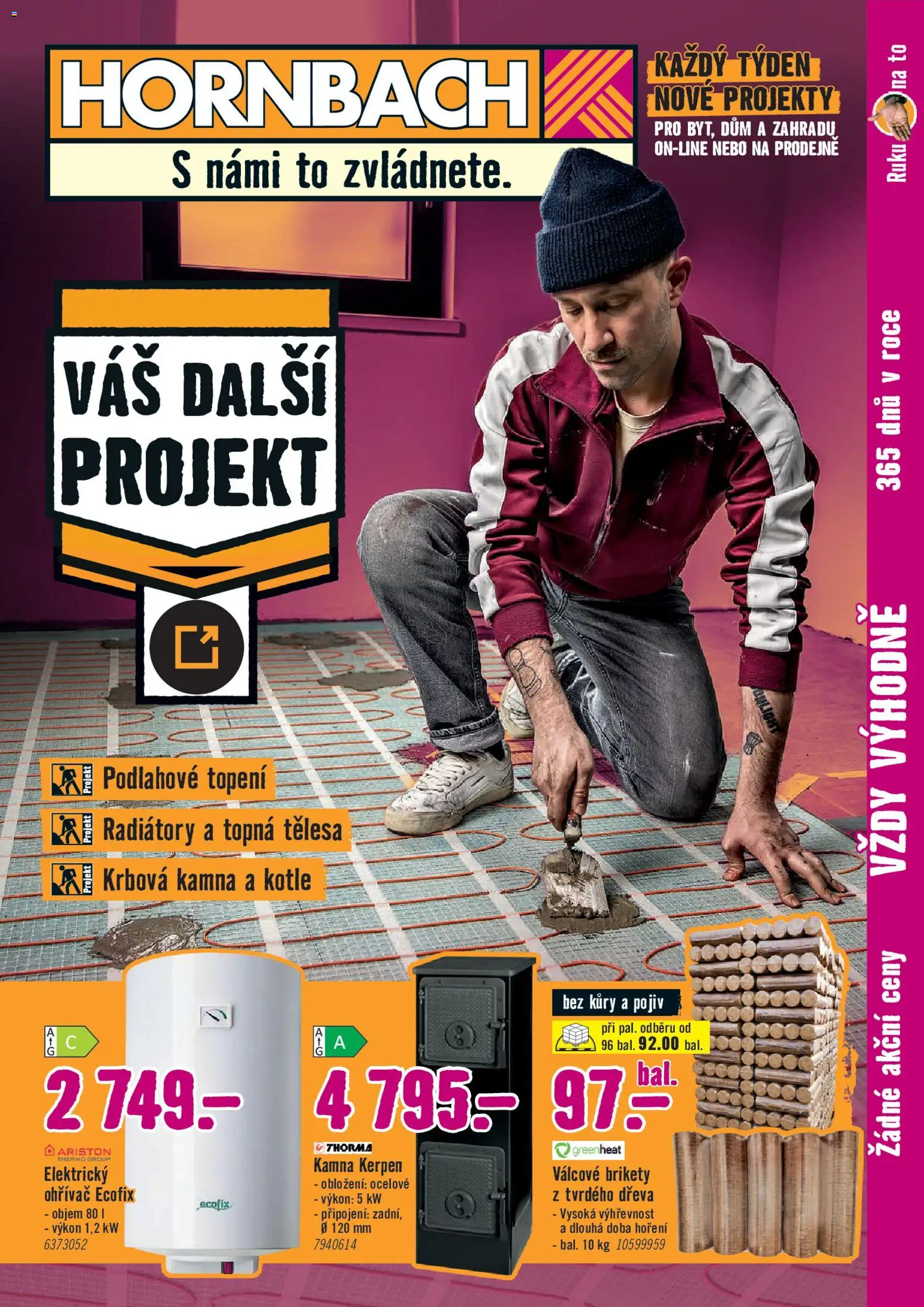 Náhled nabídky: HORNBACH HORNBACH leták - Vytápění platný od 16.09.2026