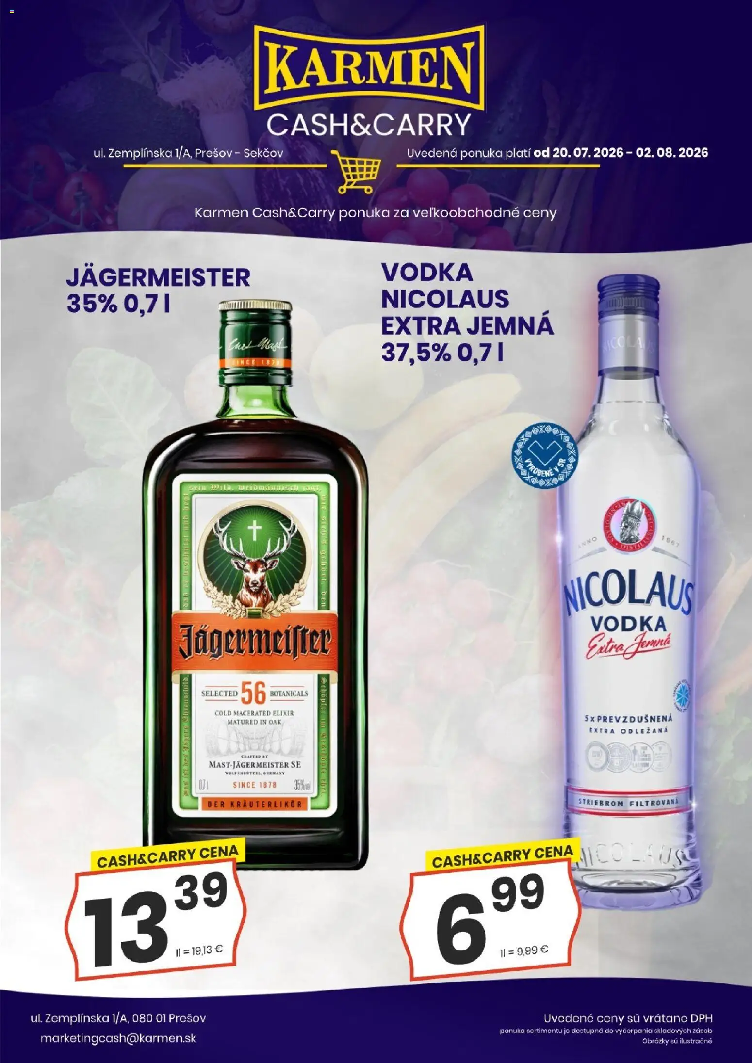 Náhľad KARMEN CBA letáku platného od 20.07.2026